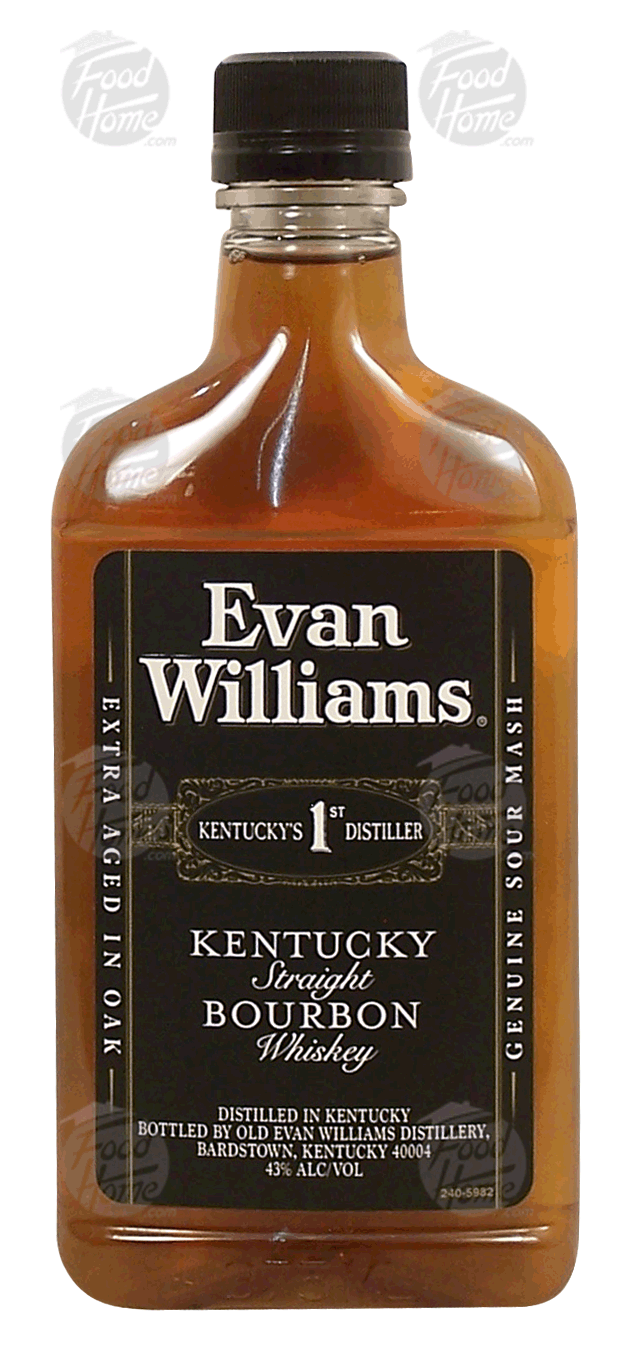 Evan Williams  kentucky straight bourbon whiskey, 43% alc. by vol. Full-Size Picture